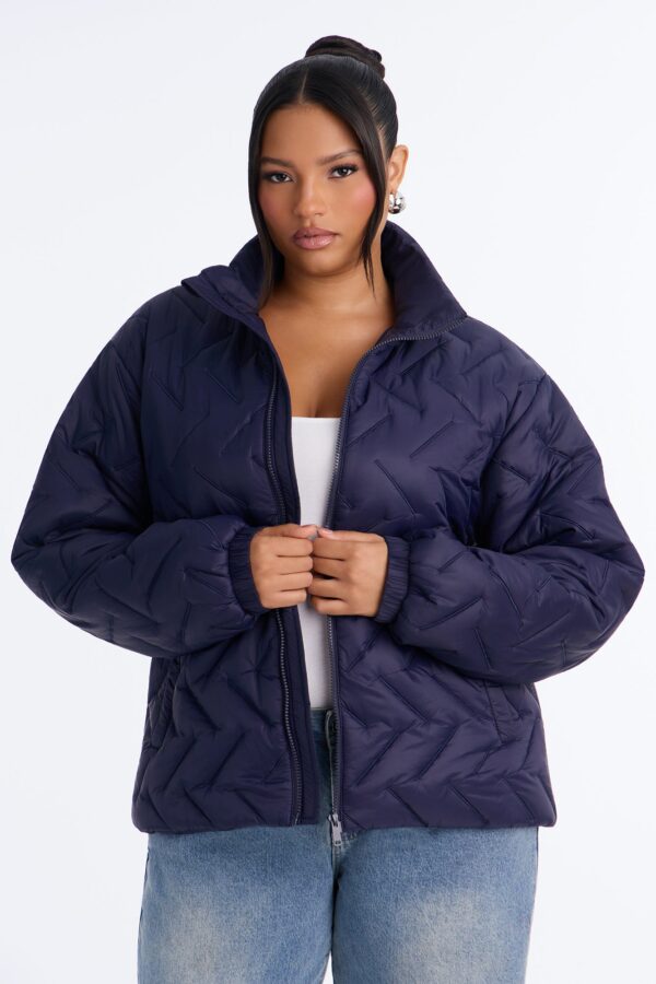 Jacket in Navy 100% polyester