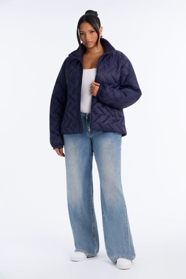 Jacket in Navy 100% polyester