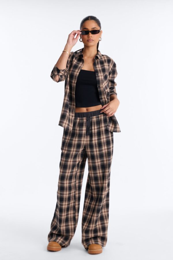 Pants in Taupe 50% cotton