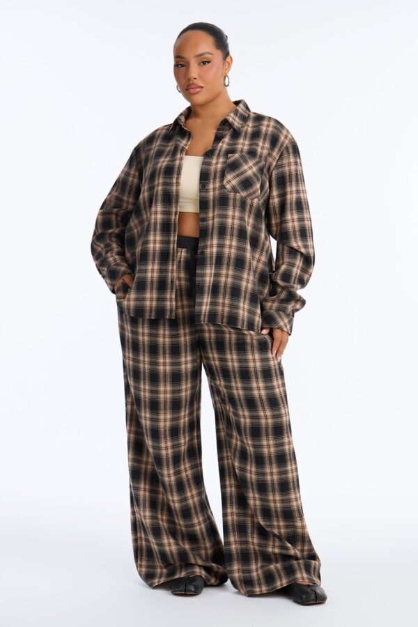 Pants in Taupe 50% cotton