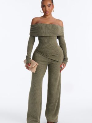 Pants in Olive 63% polyester