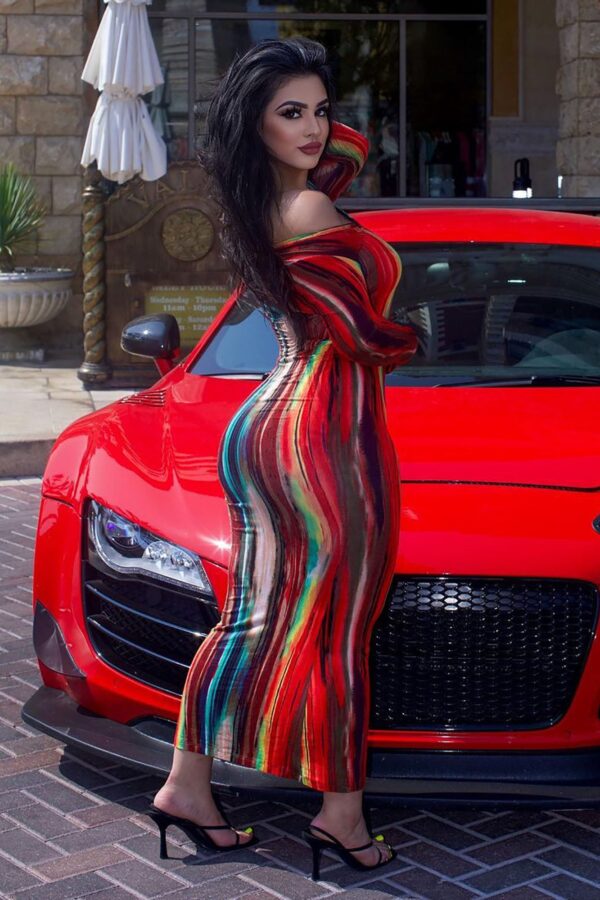 Dress in 96% rayon