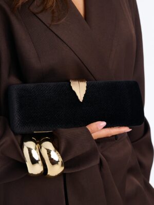Piece in Black velvet