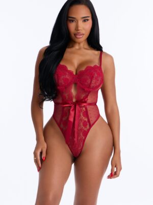 Red Piece with satin