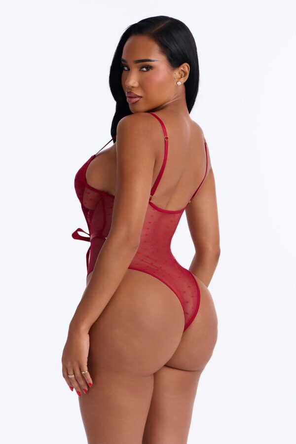 Red Piece with satin