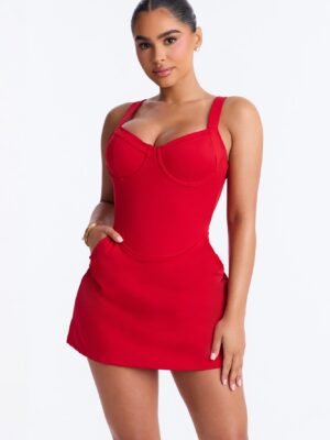 Dress in Red 75% polyamide