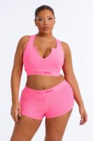 V-Neck Top in Pink