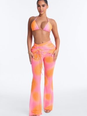 Pants in Orange 82% polyester
