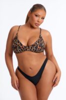 Top in Brown 82% nylon