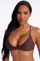 Top in Chocolate 82% nylon
