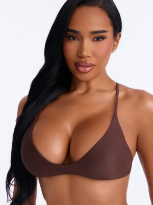 Top in Chocolate 82% nylon