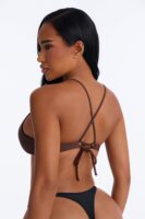 Top in Chocolate 82% nylon