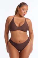 Top in Chocolate 82% nylon