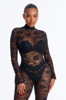 Jumpsuit in Black 90% nylon