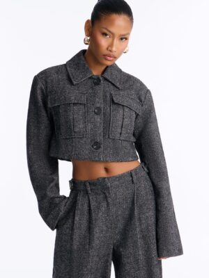 Shacket in Charcoal