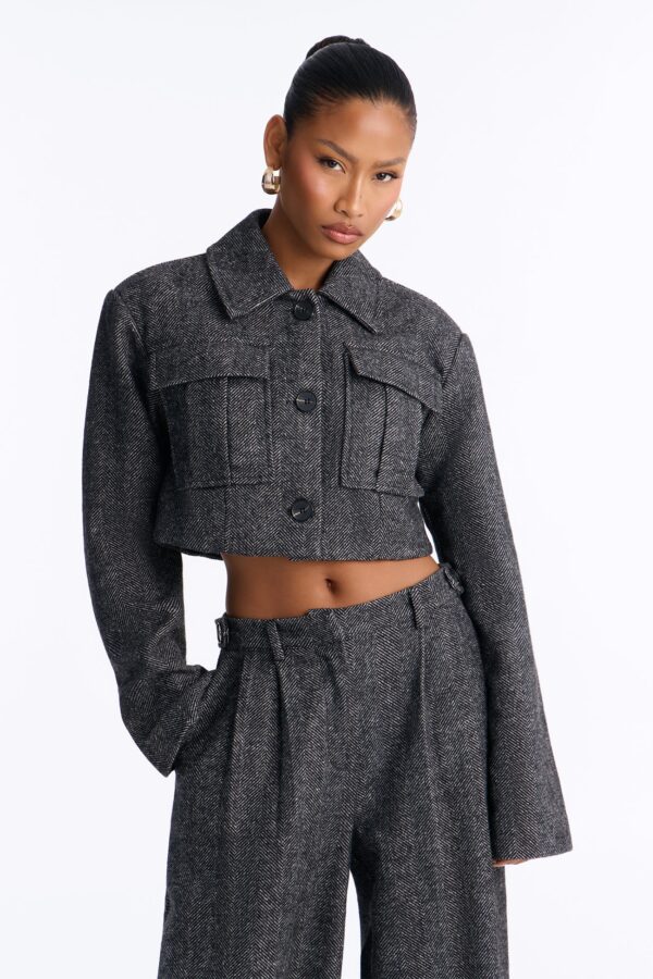 Shacket in Charcoal