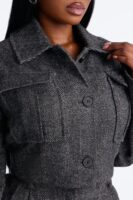 Shacket in Charcoal