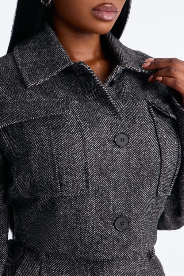 Shacket in Charcoal