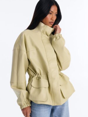 Jacket with oversized