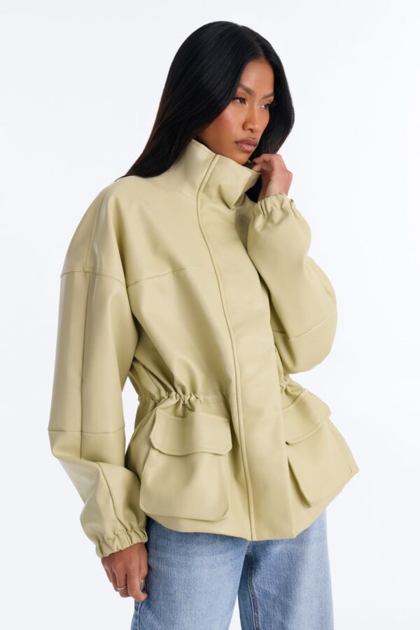 Jacket with oversized