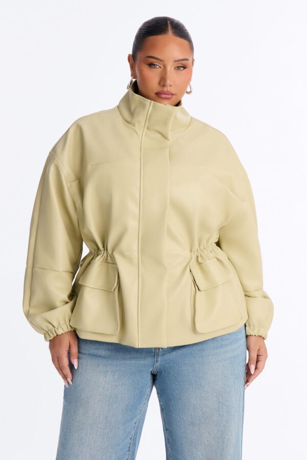 Jacket with oversized