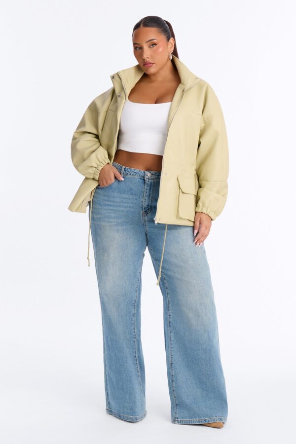Jacket with oversized