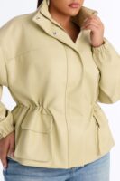 Jacket with oversized