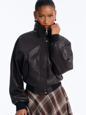 Top in Chocolate 100% polyurethane