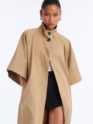 Khaki Top with oversized