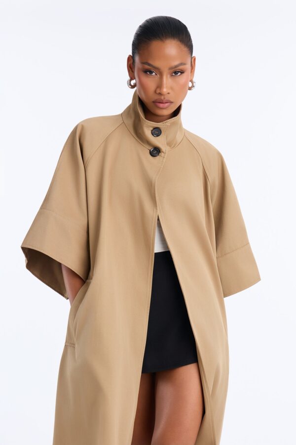 Khaki Top with oversized