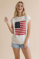 Ivory Graphic Sweater