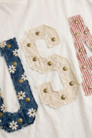 USA Patchwork Graphic Tee in White