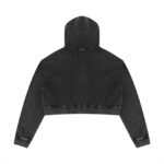 Women’s Mineral Washed Crop Hoodie