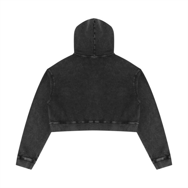 Women’s Mineral Washed Crop Hoodie