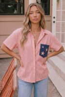 Top in White and Red