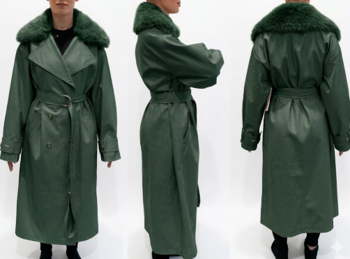 Maxi Coat in Green