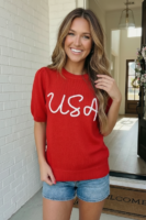 Red Cropped Sweater