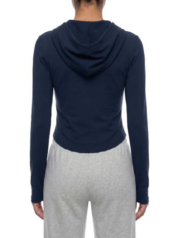 Women's Slim Cropped Full Zip Hoodie